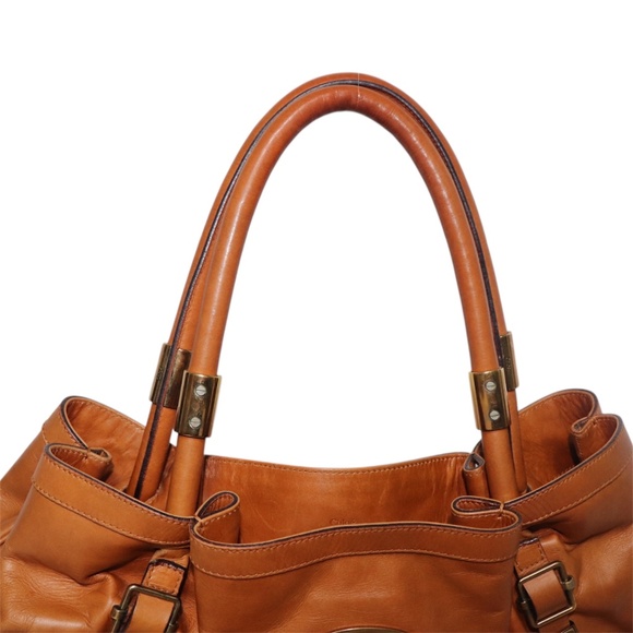 Chloé- Victoria Leather Tote Handbag Vintage - Picture 3 of 13